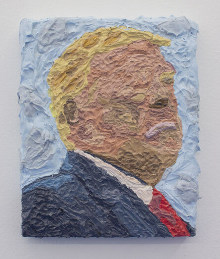 Mauricio Muñoz, ‘Trump crying while the National Anthem is playing on the background’, 2019