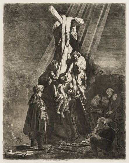 Rembrandt van Rijn, ‘The Descent from the Cross: the Second Plate’, 1633