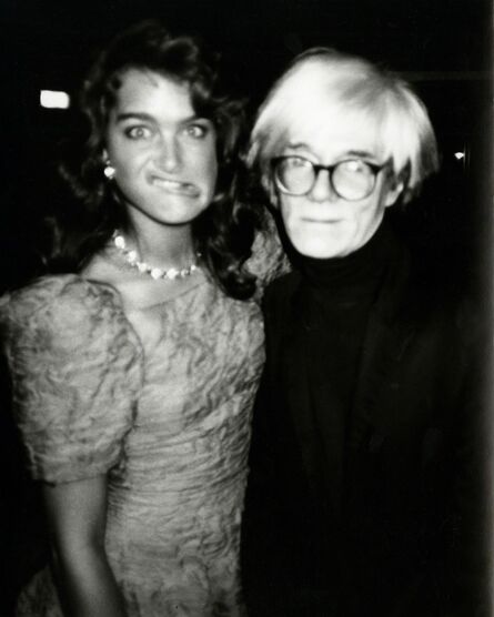 Andy Warhol, ‘Andy Warhol, Photograph with Brooke Shields Making a Funny Face, 1985’, 1985