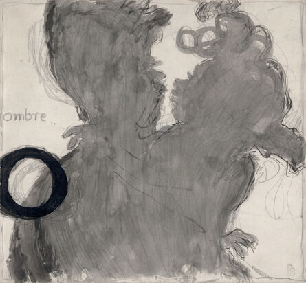 Pierre Bonnard, ‘O, Ombre (Dessin pour Un Alphabet sentimental)’, 1893
