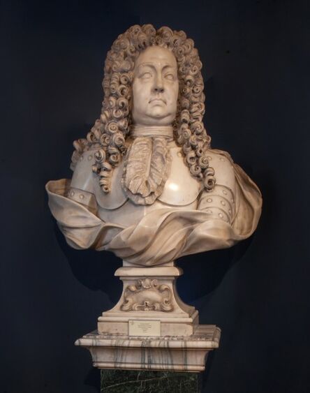 Giuseppe Rusnati, ‘Bust of Cesare II Visconti, third Marquis of Cislago  (r. 1674 - 1716)’, 1674-1679