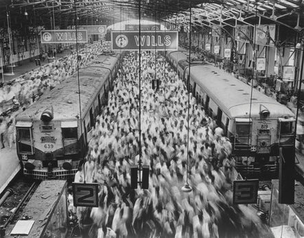 Sebastião Salgado, ‘Church Gate Station, Western Railroad Line, Bombay India’, 1995