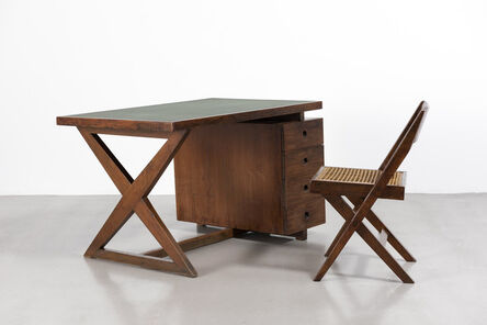 Pierre Jeanneret, ‘Desk’, ca.1960