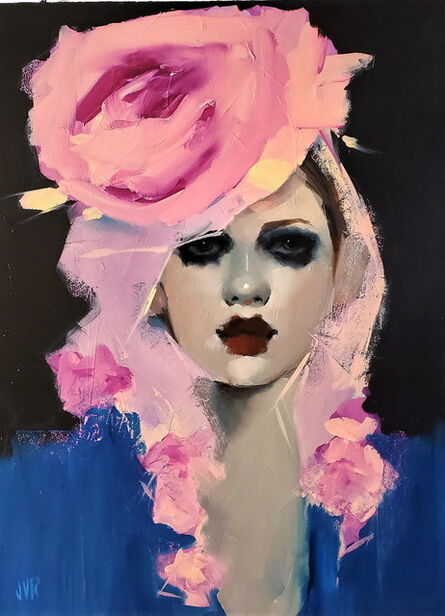 June Valentine Ruppe, ‘Flowered Scarf’, 2020