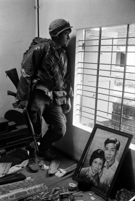 Don McCullin, ‘Battle for the City of Hué, South Vietnam, US Marine Inside Civilian House’, 1968