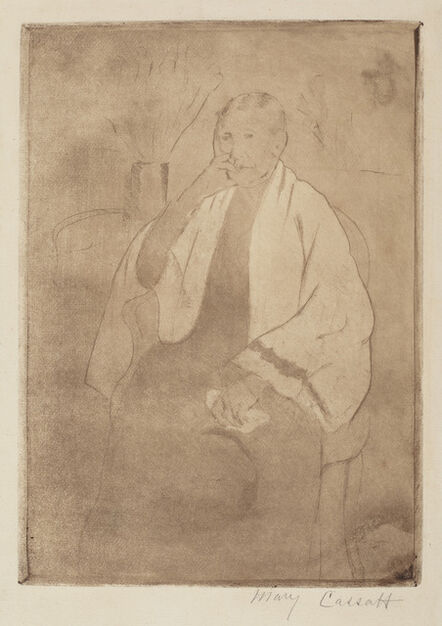 Mary Cassatt, ‘Portrait of the Artist's Mother’, ca. 1889