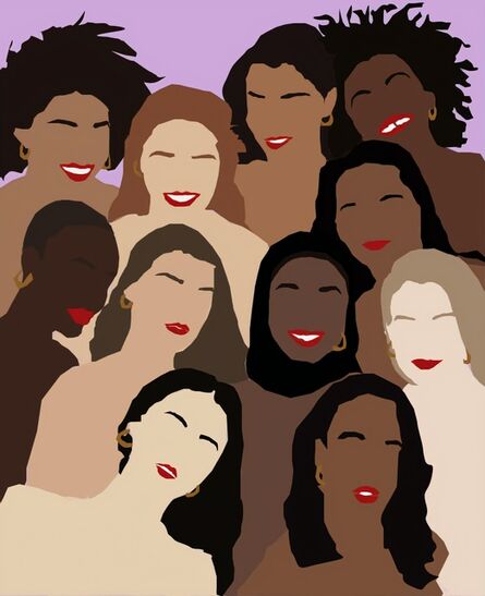 Samantha Viotty, ‘From the Lips and Hoops Collection - Digital Illustration of Women - Multicultural - Feminism’, 2019