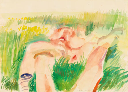 Maria Lassnig, ‘Im Garten’, 1966