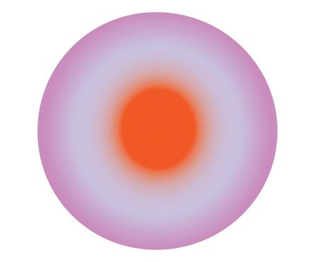 Ruth Adler, ‘Red Centered Purple Circle’, 2020