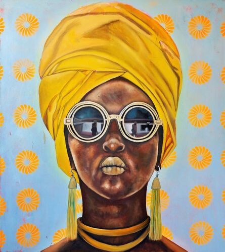 Khaya Sineyile, ‘Girl with Yellow Turban (Original)’, 2019