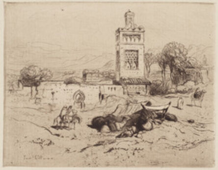 Samuel Colman, ‘Ruins of a Mosque, Tlemciem, Algeria’, 1887