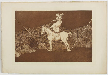 Francisco de Goya, ‘Une Reine du cirque ( A Circus Queen).’, ca. 1820