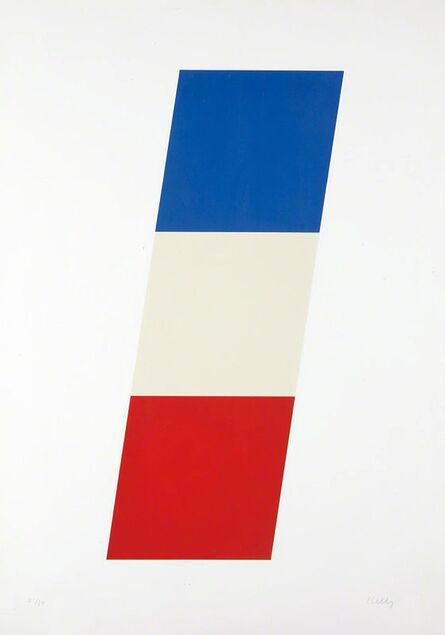 Ellsworth Kelly, ‘Blue/White/Red (Axsom #74)’, 1970-1971