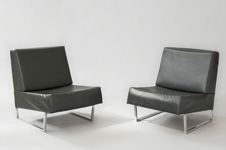 Pierre Guariche, ‘Pair of low chairs FG2 - Courchevel’, 1959/1960