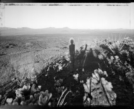 Mark Klett, ‘Self Portrait With Saguaro ’