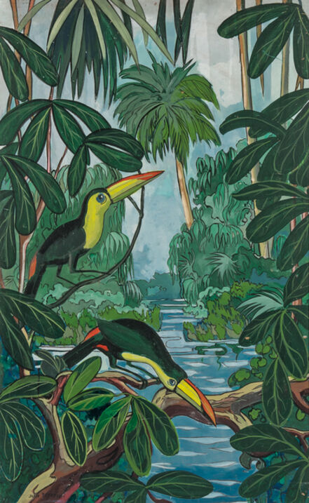 Jane Peterson, ‘Toucans in the Jungle’
