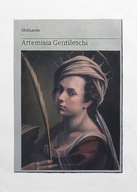 Hugh Mendes, ‘Obituary: Artemisia Gentileschi’, 2019