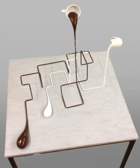 Markus Hofer, ‘Geometrischer Milchkaffee’, 2015