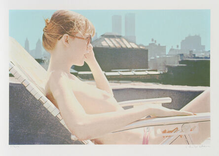Hilo Chen, ‘Rooftop Sunbather from the City Scapes Portfolio’, 1981
