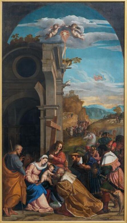Jacopo Palma il Vecchio, ‘Adoration of the Magi in the Presence of Saint Helen’, 1525-1526