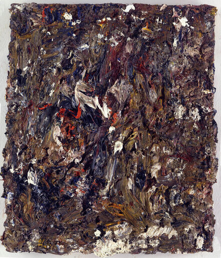 Eugène Leroy, ‘"Tête dans un paysage"’, 1996