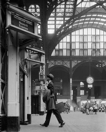 William Helburn, ‘Ward Purdy in Penn Station’, ca. 1960