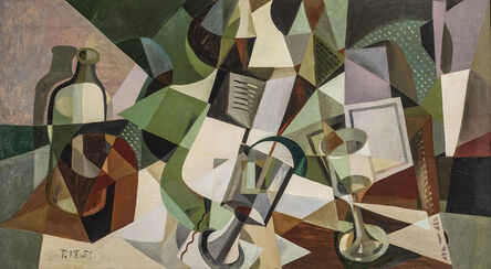 Paul Kelpe, ‘Still Life with Bottles, Glass and Grater’, ca. early 1920s
