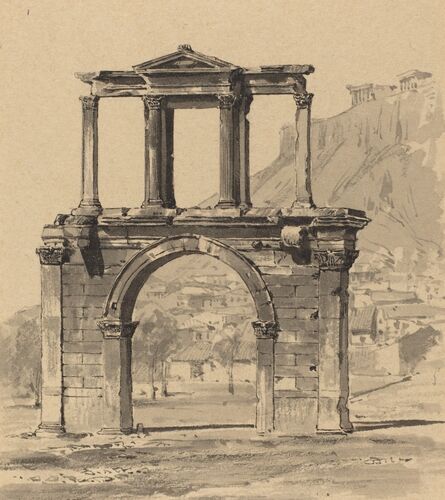 Themistocles von Eckenbrecher, ‘Hadrian's Arch’, 1890