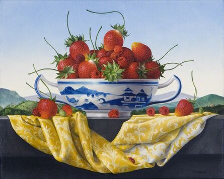 James Aponovich, ‘Still Life with Strawberries in a Canton Bowl’, 2014