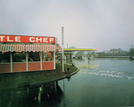 Paul Graham, ‘Little Chef in Rain St Neots, Cambridgeshire, May 1982, from the series A1 - The Great North Road’, 1981
