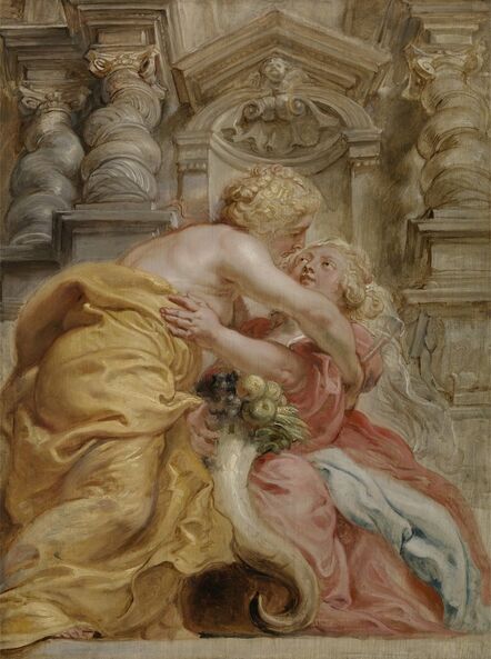 Peter Paul Rubens, ‘Peace Embracing Plenty’, 1633-1634