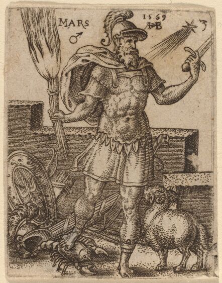 Abraham de Bruyn, ‘Mars’, 1569