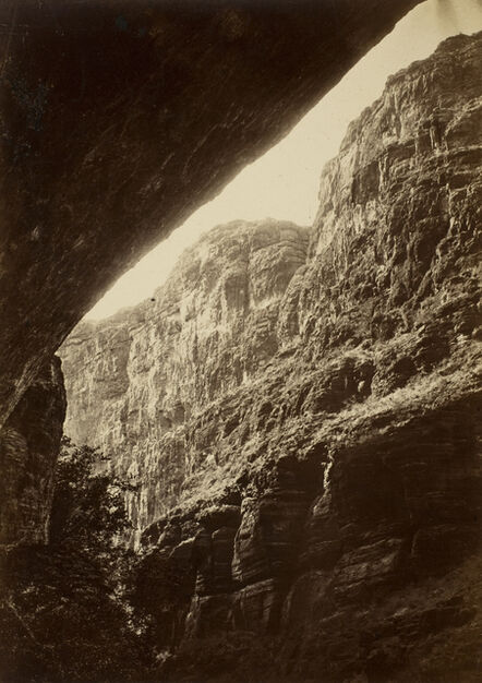 William H. Bell, ‘Cañon of Kanab Wash, Looking South’, 1872