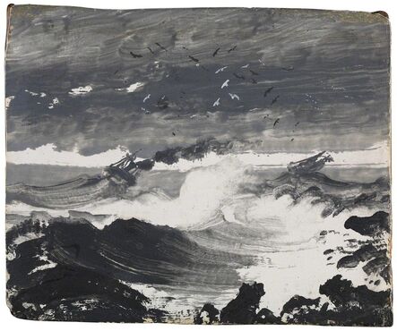 Peder Balke, ‘The Tempest’, about 1860