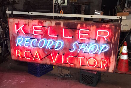 Neon Museum of Philadelphia, ‘Keller Record Shop, RCA Victor’, 1950's