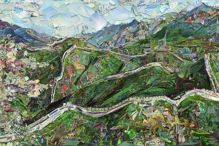 Vik Muniz, ‘Postcards from Nowhere: Great Wall of China’, 2014