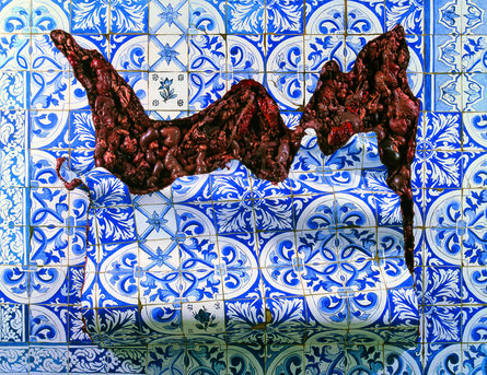 Adriana Varejão, ‘Azulejaria "De Tapete" em Carne Viva  (Carpet-Style Tilework in Live Flesh)’, 1999