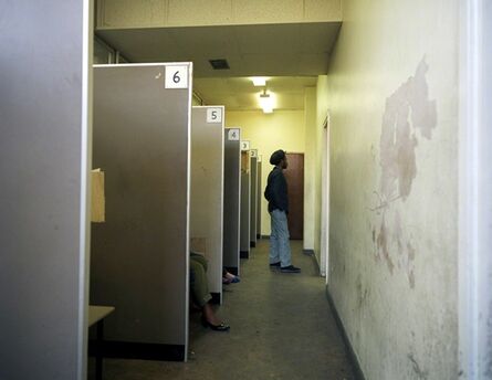 Paul Graham, ‘Interview Cubicles, Hackney DHSS, East London from the series Beyond Caring’, 1985