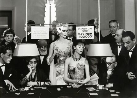 Richard Avedon, ‘Sunny Harnett and Alla, Evening Dresses by Balmain, Casino, Le Touquet, August 1954’, 1954