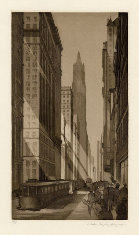 John Taylor Arms, ‘Downtown, New York’, 1921