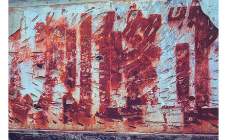 Howard Finkelson, ‘China Wall 4 / Red Letters’, 2002