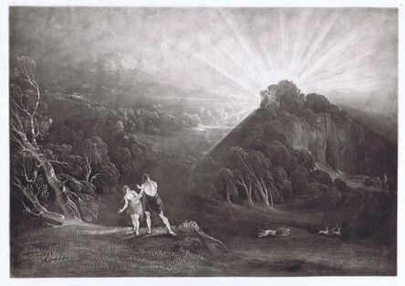 John Martin (1789-1854), ‘Approach of the Archangel Michael’, 1824/26