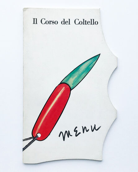 Claes Oldenburg, ‘Il Corso del Coltello’, 1985
