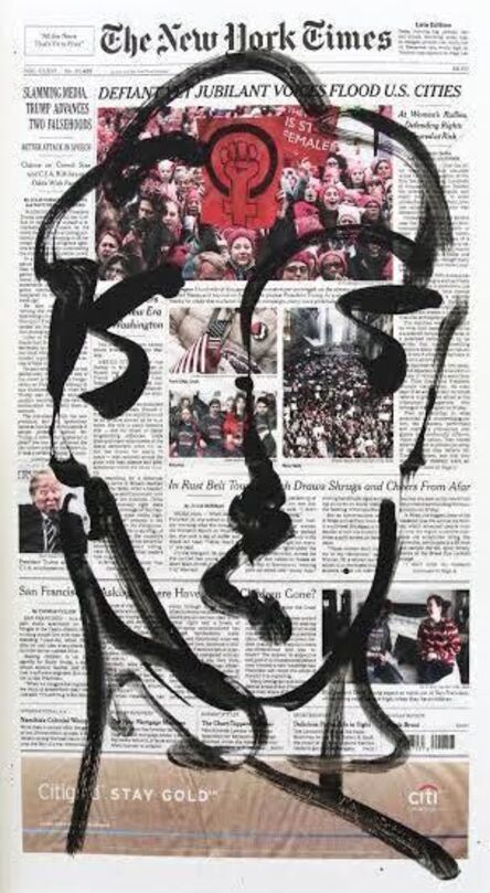 NiiLartey De Osu, ‘New York Times 21st Century Icon Sunday, January 22, 2017 - Cover Women's March’, 2017