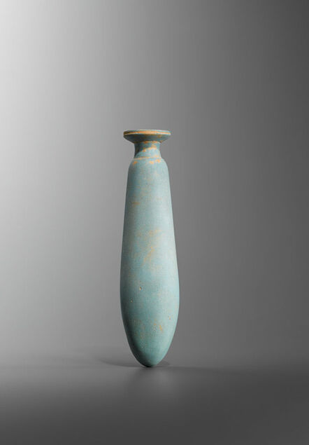 Unknown Egyptian, ‘Ancient Egyptian Faience Alabastron’, Late Period (Persian Period, Late 6th, 4th century B.C.)