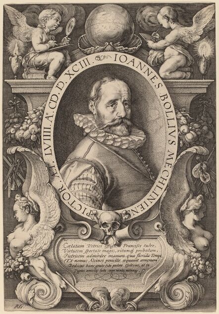 Hendrik Goltzius, ‘Hans Bol’, 1593