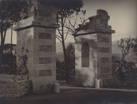 Man Ray, ‘Max Ernst at the Entrance to Château de Clavary’, 1920s