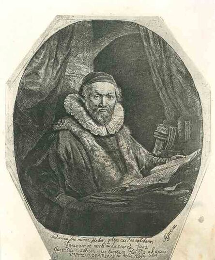 Rembrandt van Rijn, ‘The Arminia Pastor Johannes Uytenbogaert’, 19th century