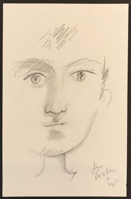 Jean Cocteau, ‘Portrait of A Boy’, 1950