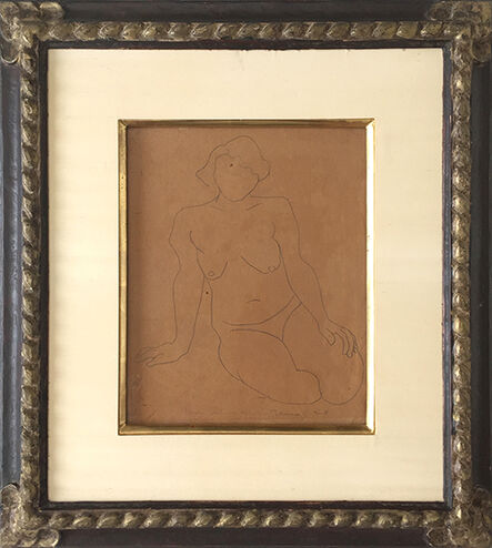 Rufino Tamayo, ‘Nude Study’, 1928